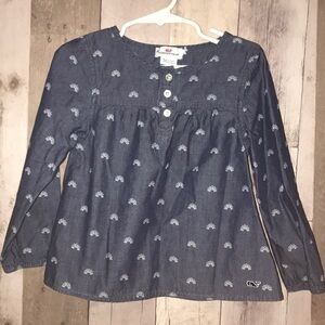Vineyard Vines denim chambray tunic size small